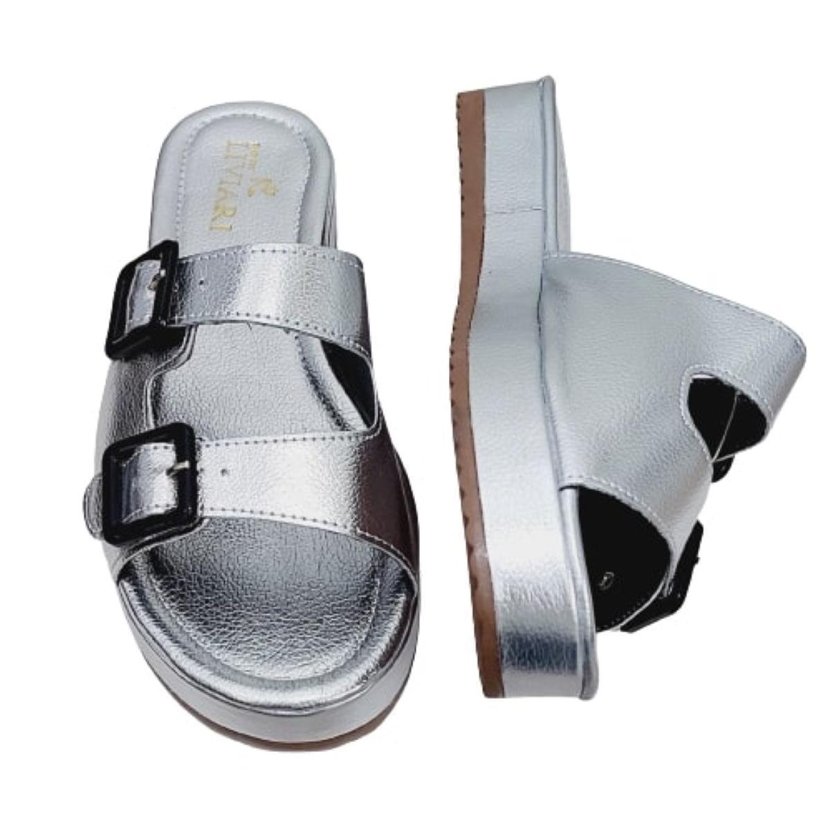 Papete Rasteira Sandália Feminina Flatform Confortável Rasteirinha com Fivela Ref. 30/73 2 Menor preço em Papete Rasteira Sandália Feminina Flatform Confortável Rasteirinha com Fivela Ref. 30/73 2