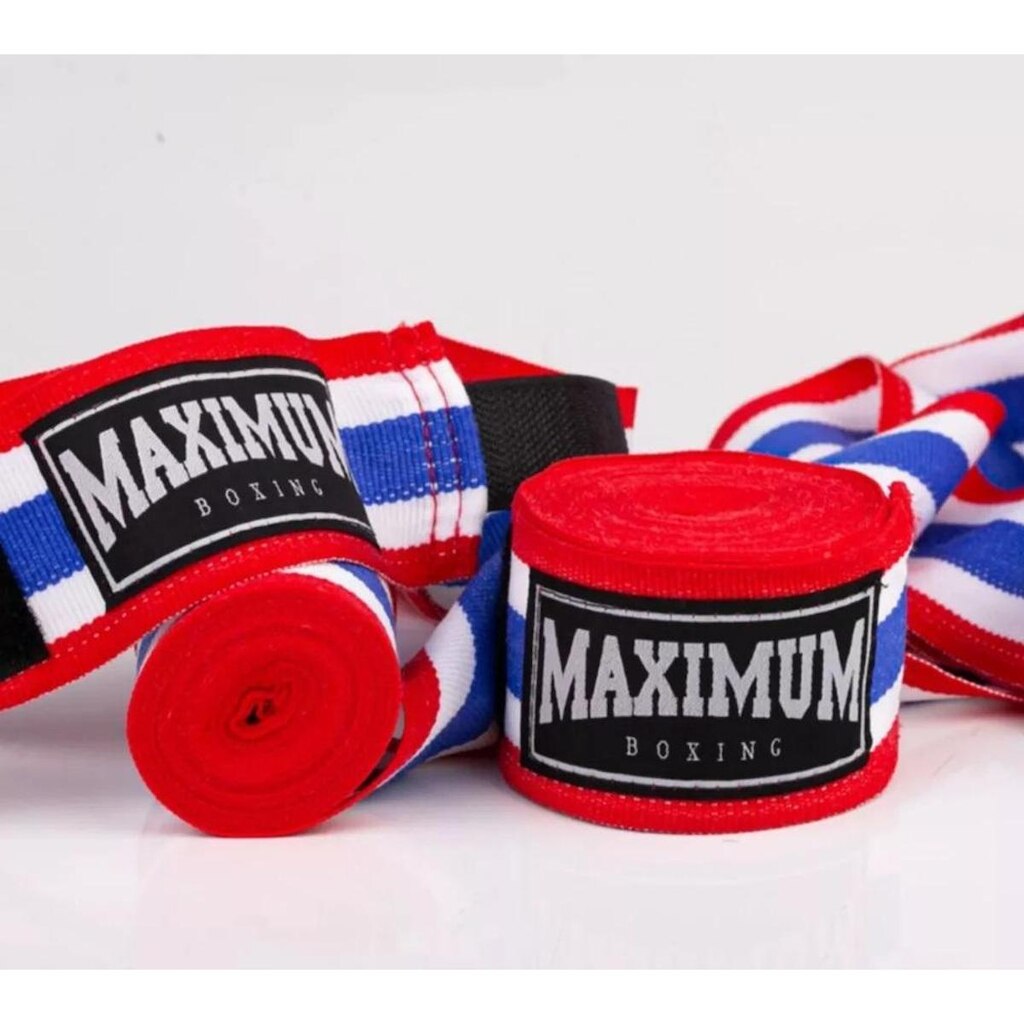 Par Bandagem Maximum Muay Thai 3 Metros Boxe Kickboxing
