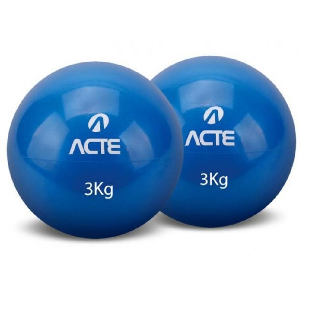 Par de Bolas Tonificadoras 3Kg  Acte Sports