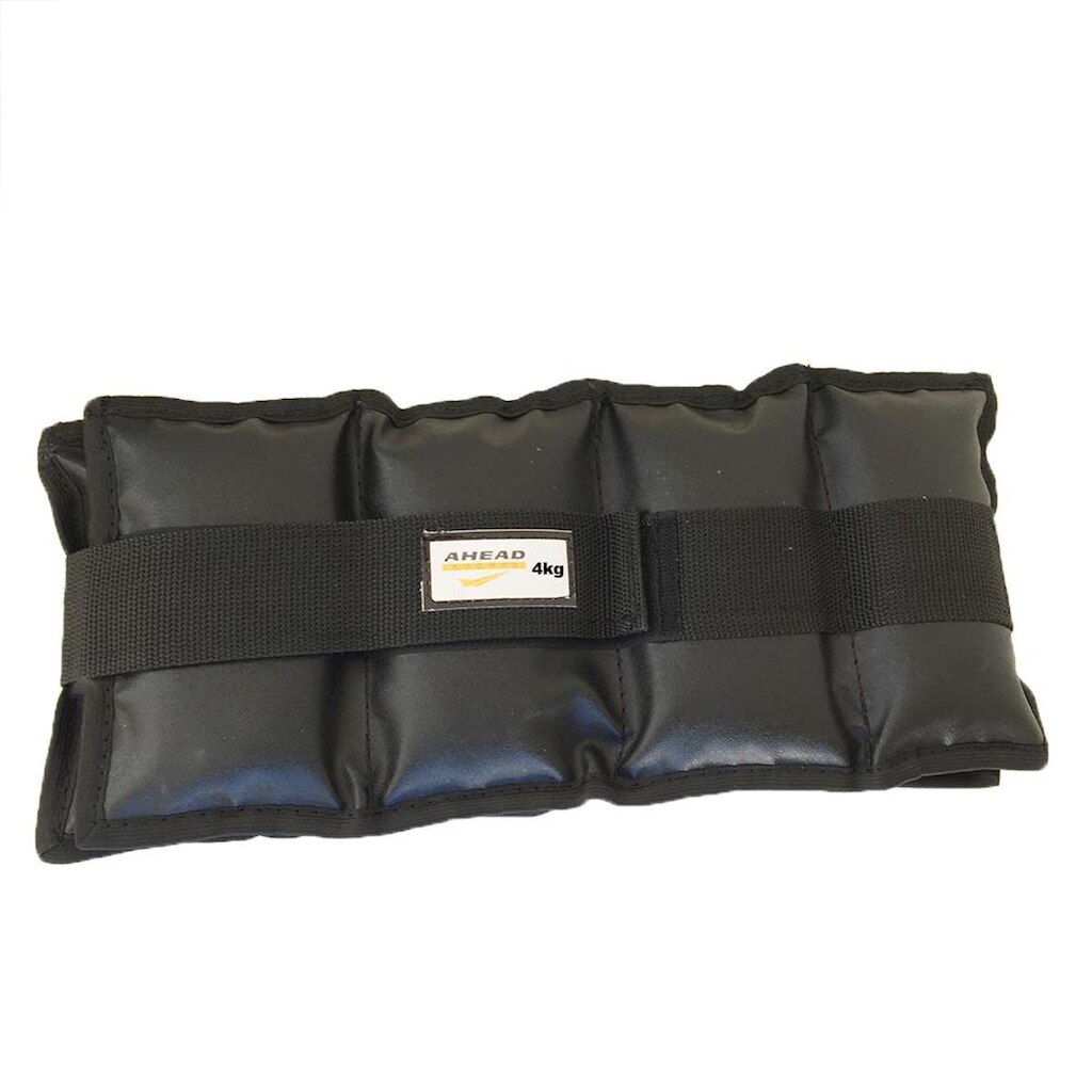 Par De Caneleiras de Peso Tornozeleiras Pretas - 4 kg