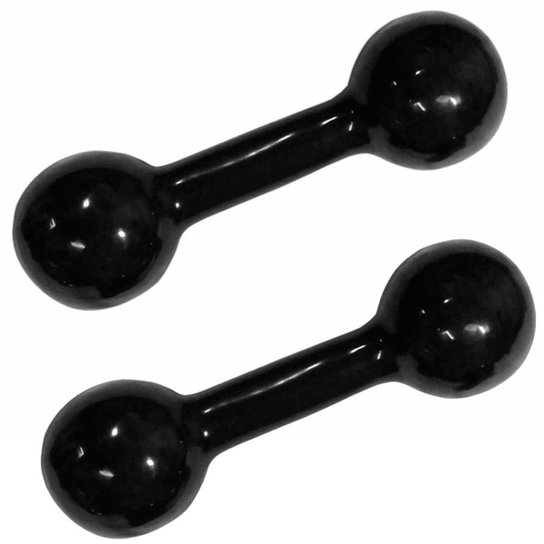 Par de Halteres Emborrachado 2 Kg Treino Fitness Musculação - Preto é ruim? Par de Halteres Emborrachado 2 Kg Treino Fitness Musculação - Preto é boa?