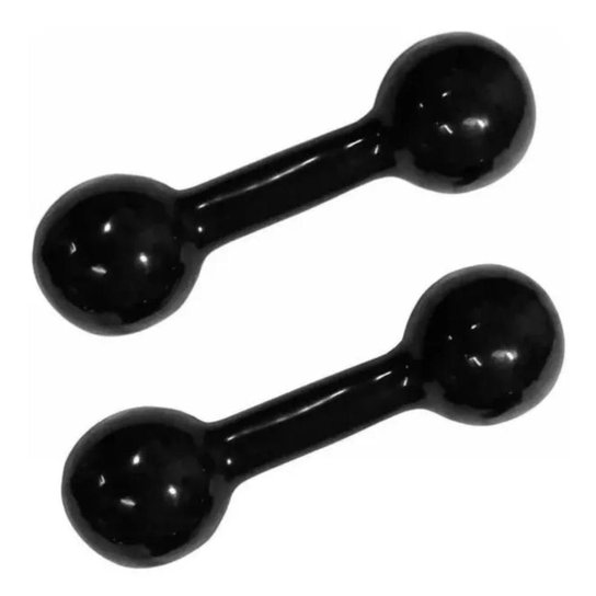 Par de Halteres Emborrachado 4 Kg Treino Fitness Musculação - Preto é ruim? Par de Halteres Emborrachado 4 Kg Treino Fitness Musculação - Preto é boa?