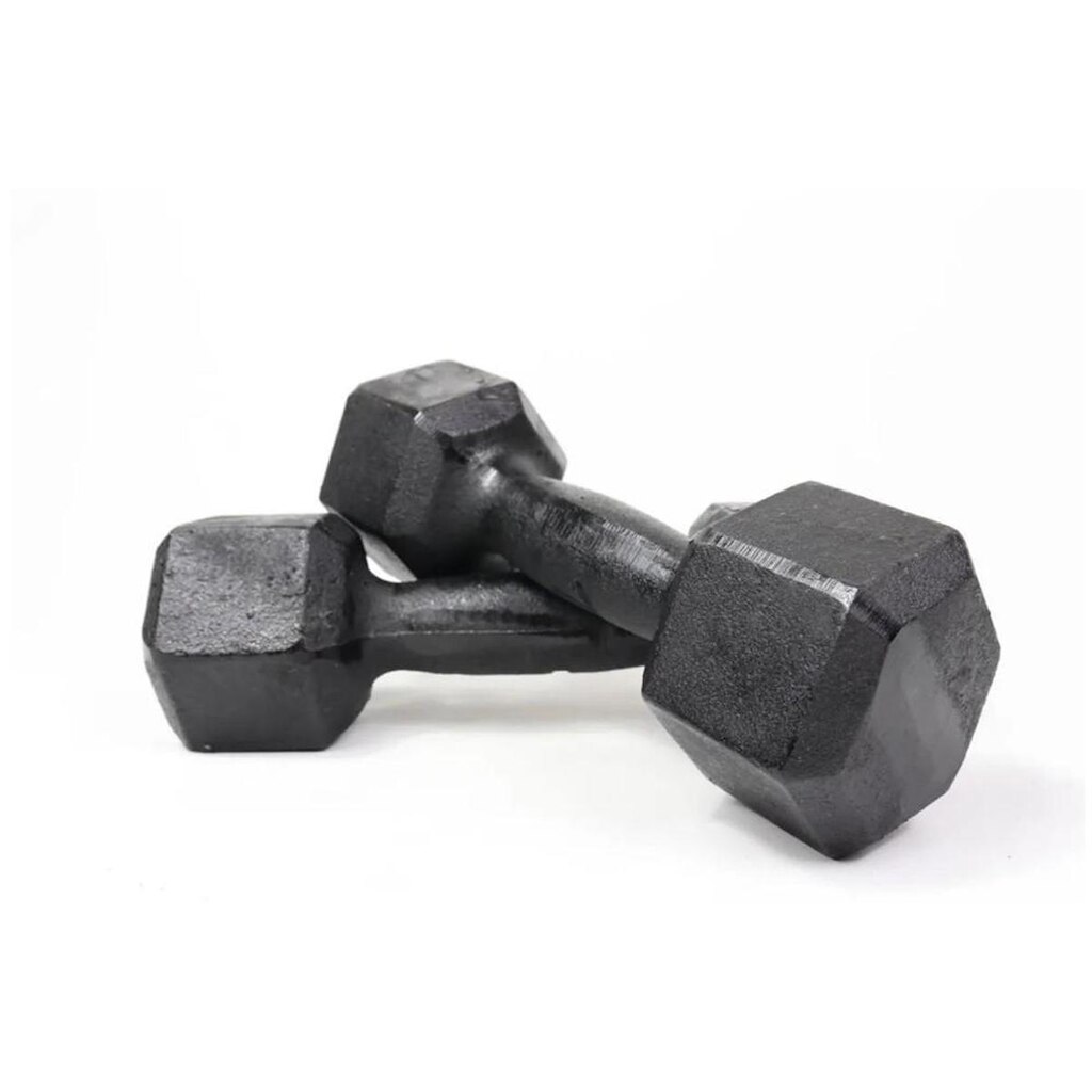 Par de Halteres Sextavado - 1 Kg