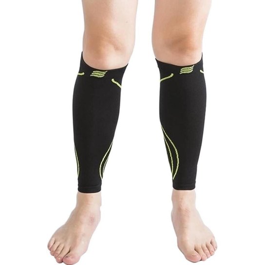 Par De Polainas Canelito De Alta Compressão Graduada Pro Proaction - Preto Menor preço em Par De Polainas Canelito De Alta Compressão Graduada Pro Proaction - Preto