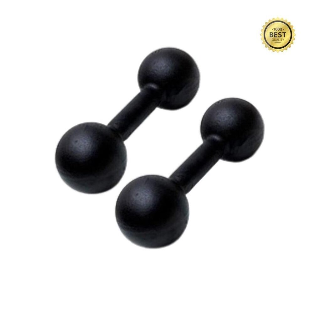 Par Halter Super Premium Bola Pintado 4kg Peso Musculação