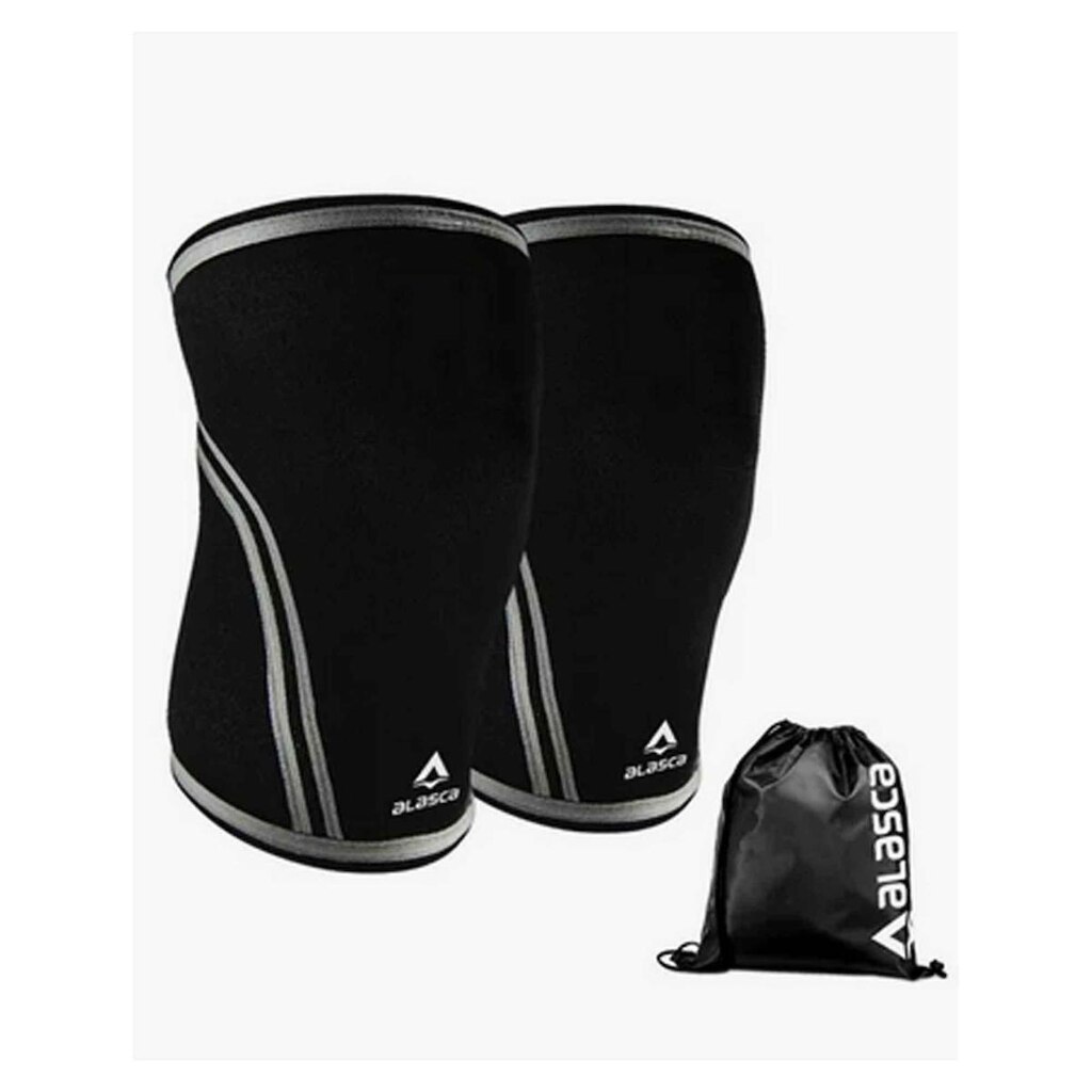 Par Joelheira Neoprene 4mm com Costura Reforçada Ironbrace Alasca