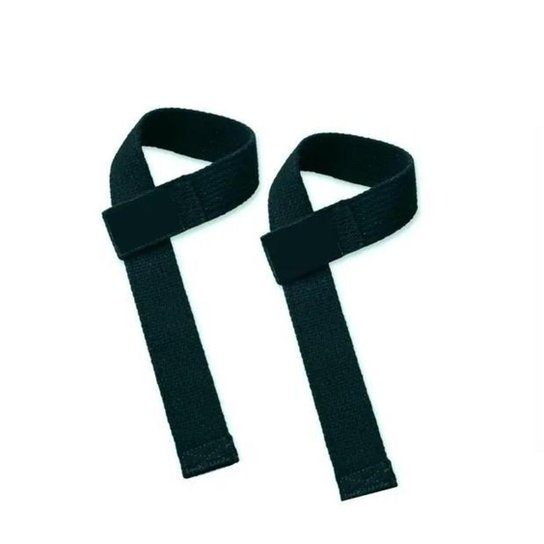 Par Luva Strap Tala de Algodão Fitness Levantamento de Peso - Preto Menor preço em Par Luva Strap Tala de Algodão Fitness Levantamento de Peso - Preto