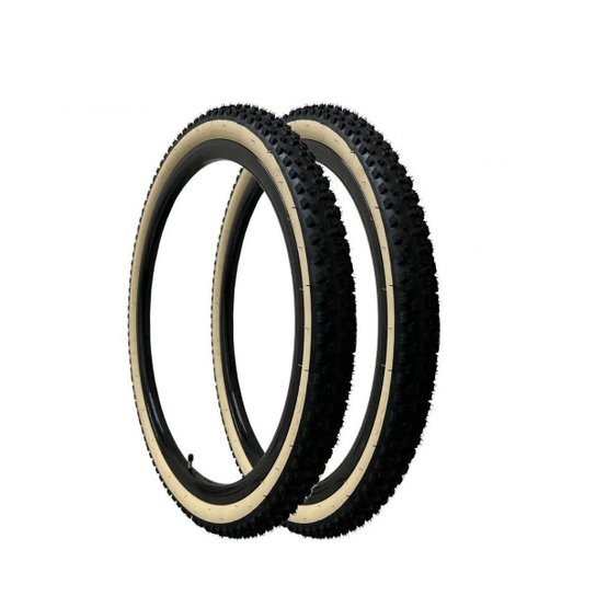 Par Pneu Bike Aro 29 x 2.10 Nomad Preto Banda Bege - Preto Menor preço em Par Pneu Bike Aro 29 x 2.10 Nomad Preto Banda Bege - Preto