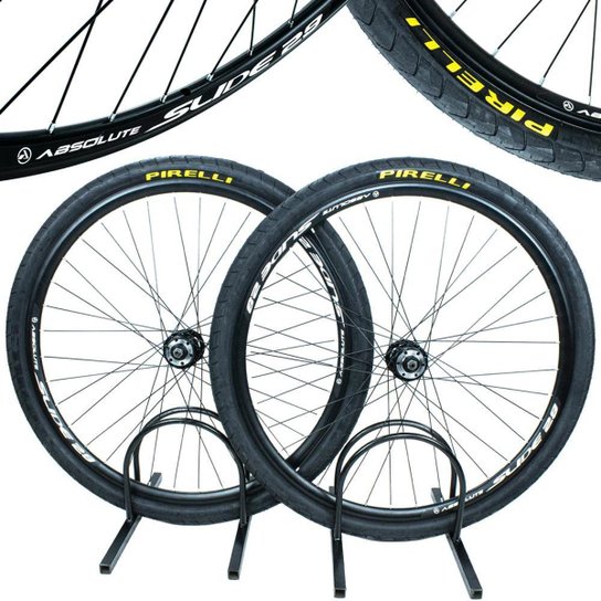 Par Rodas Aro 29 Absolute Slide 36f+ 2 Pneus Pirelli 29x1.95 - Preto Menor preço em Par Rodas Aro 29 Absolute Slide 36f+ 2 Pneus Pirelli 29x1.95 - Preto