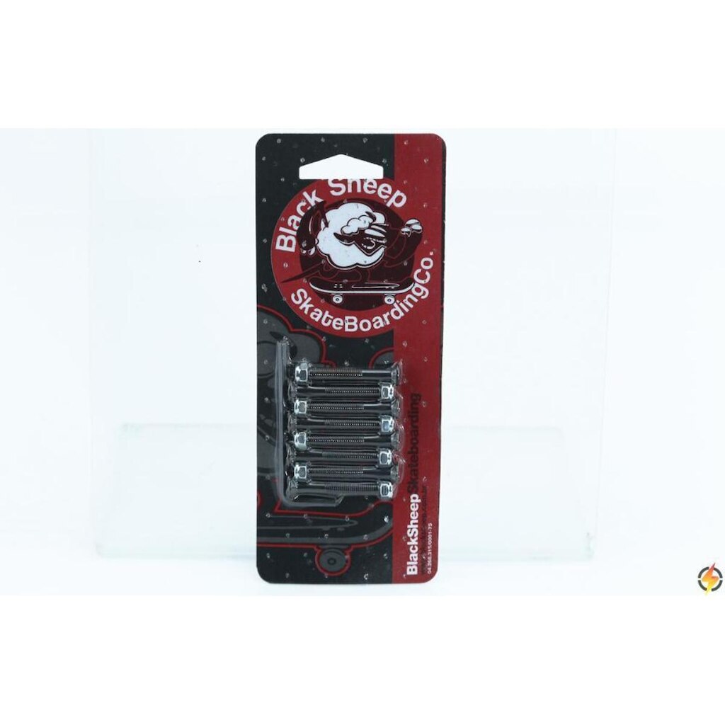 Parafusos de Base Para Longboard Black Sheep Formato Allen