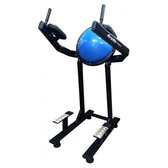 Paralela Abdominal Bosu G3- Ergolife - Branco+Preto