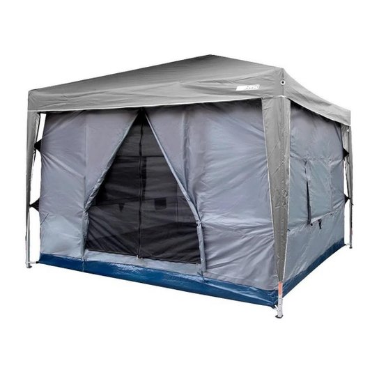 Parede Impermeável para Tendas Gazebos 3x3m Transform 5/6 Pessoas Nautika - Cinza Menor preço em Parede Impermeável para Tendas Gazebos 3x3m Transform 5/6 Pessoas Nautika - Cinza