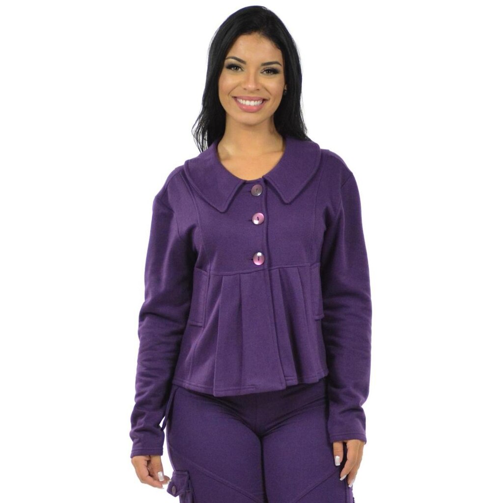 Parka moletom fenomenal Roxo P