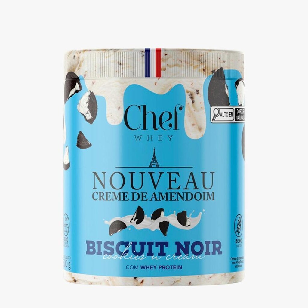 Pasta de Amendoim Com Proteína Whey Protein 600g - Chef Whey