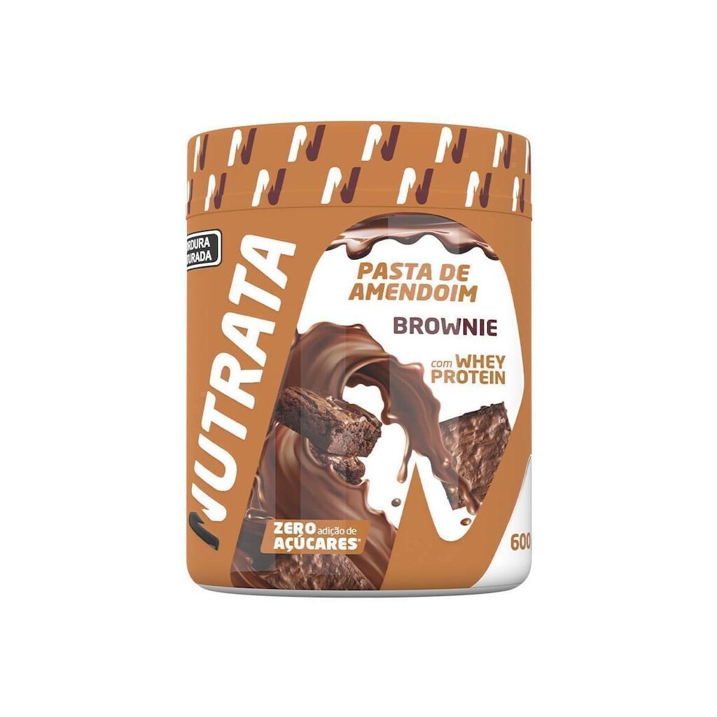 Pasta de Amendoim com Whey Protein Nutrata 600g