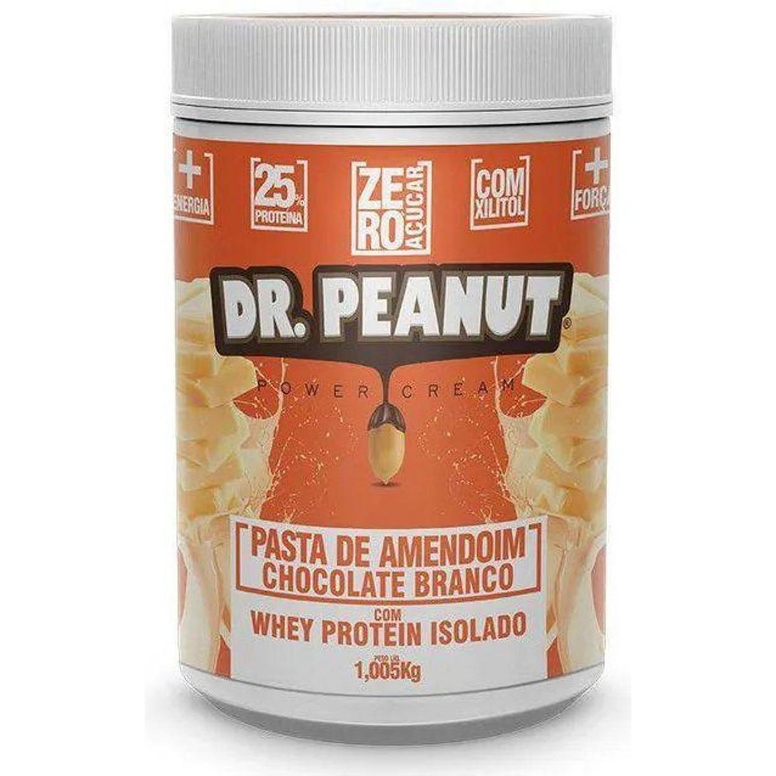 Pasta De Amendoim De Chocolate Branco Pasta de Amendoim Dr. Peanut - 1kg - Chocolate Branco | Netshoes