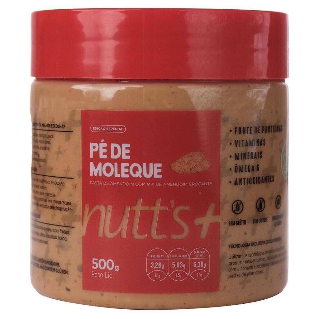 Pasta de Amendoim Gourmet 500g Nutts Mais - Coconut