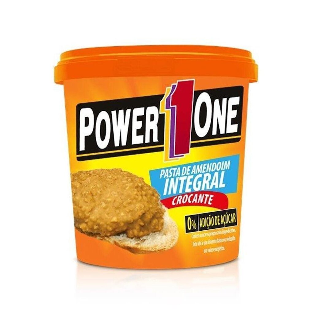 Pasta de amendoim Integral Crocante - Power
