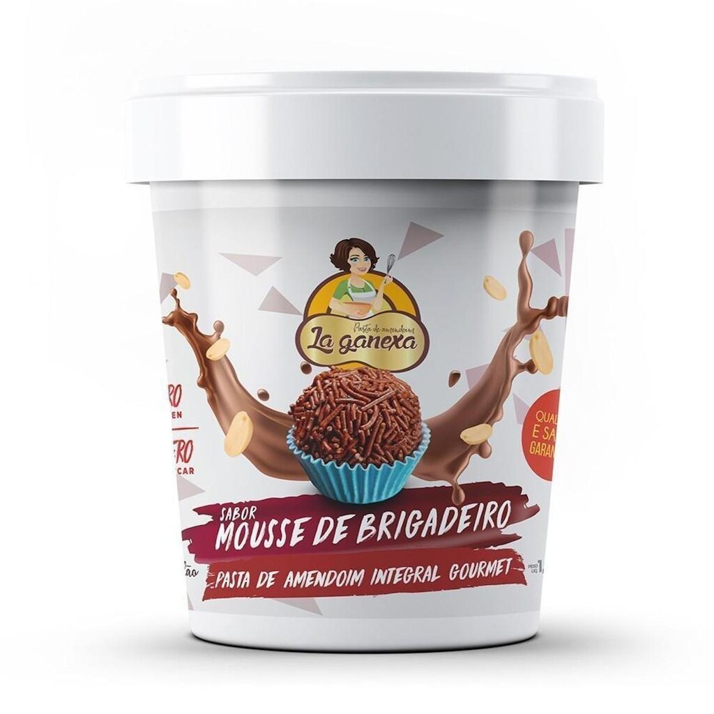 Pasta de Amendoim Integral Gourmet 1Kg La Ganexa