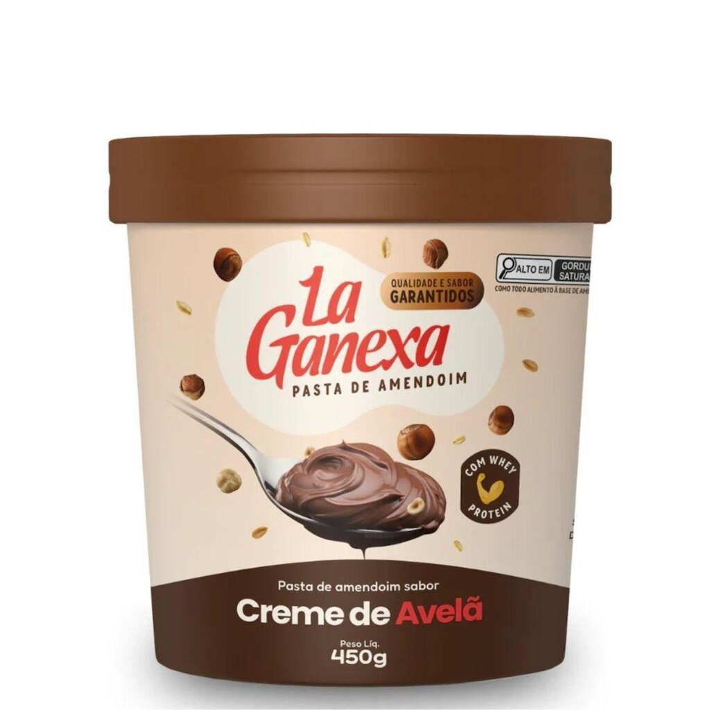 Pasta De Amendoim Integral Gourmet - La Ganexa - 450g