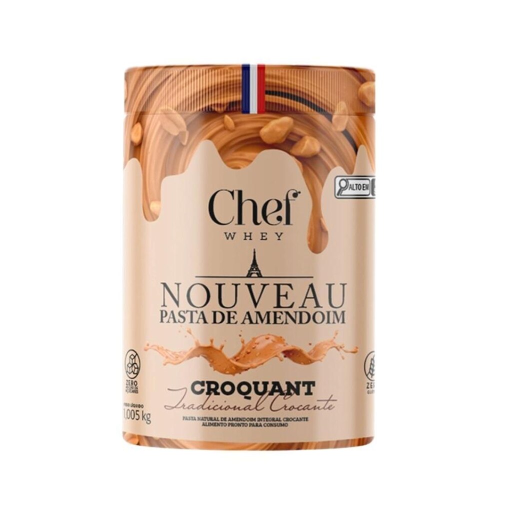 Pasta de amendoim Nouveau + Whey Protein 1.005kg - Chef Whey