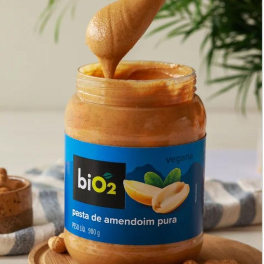 Pasta de Amendoim Pura BiO2 900g