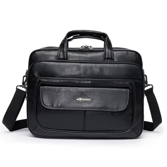 Pasta Executiva P.U 25L Masculina - Preto Menor preço em Pasta Executiva P.U 25L Masculina - Preto