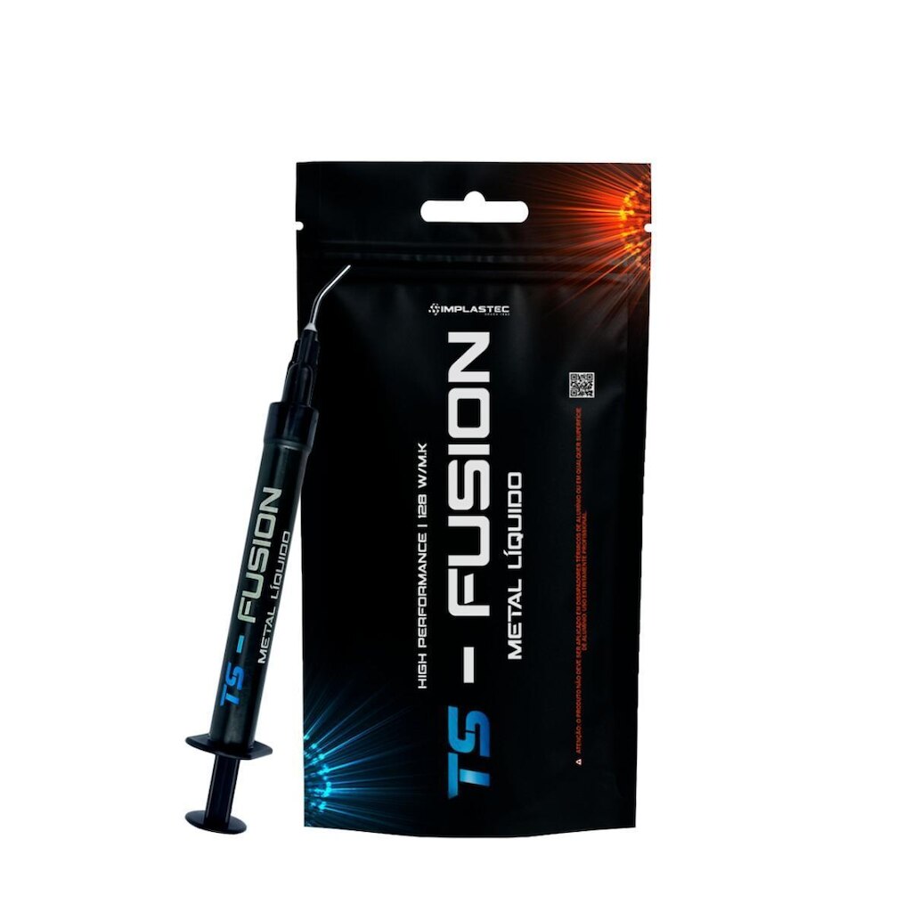 Pasta Térmica Metal Líquido Implastec TS-Fusion - 2G - PATFUSION2G