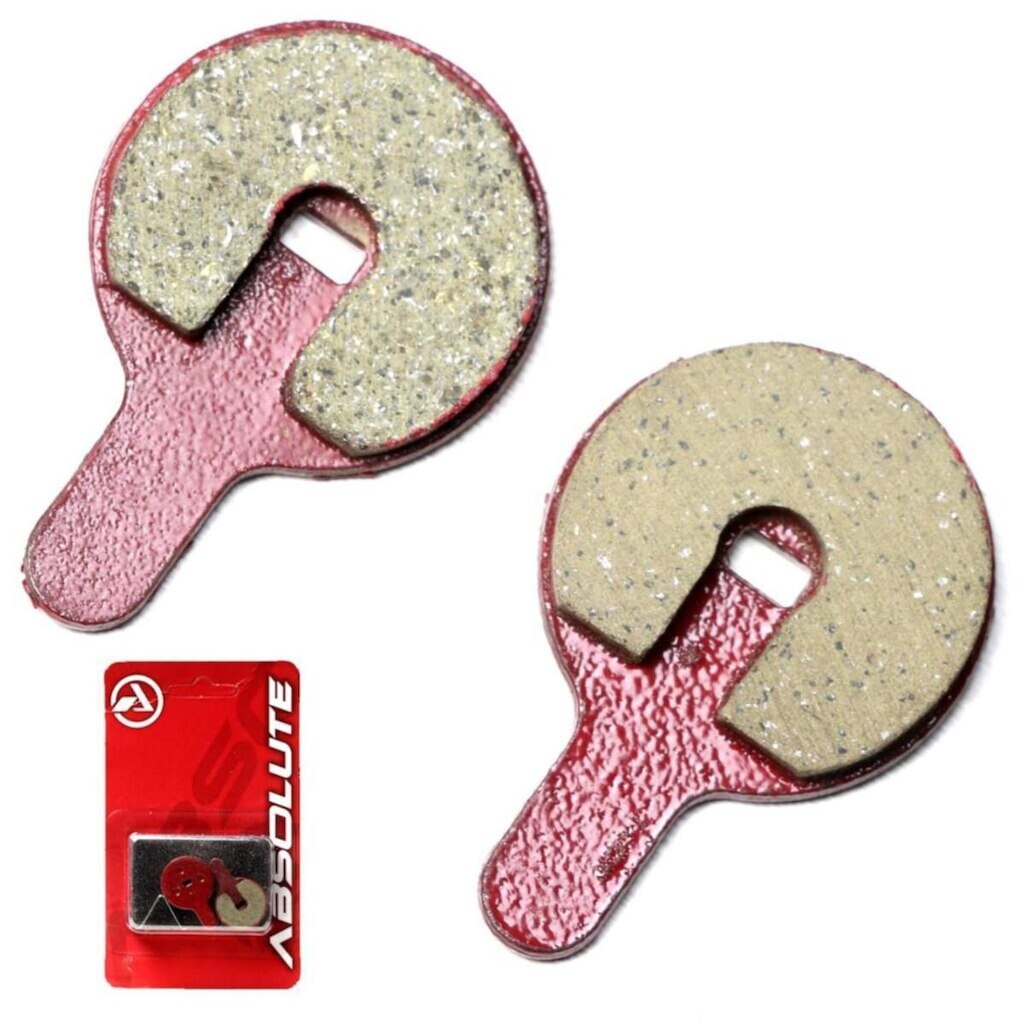 PASTILHA DE FREIO ABSOLUTE M01-R COM MOLA - ORGÂNICA