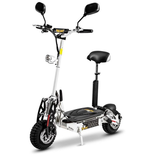 Patinete Elétrico Scooter Two Dogs 1000w 48v - Branco Menor preço em Patinete Elétrico Scooter Two Dogs 1000w 48v - Branco