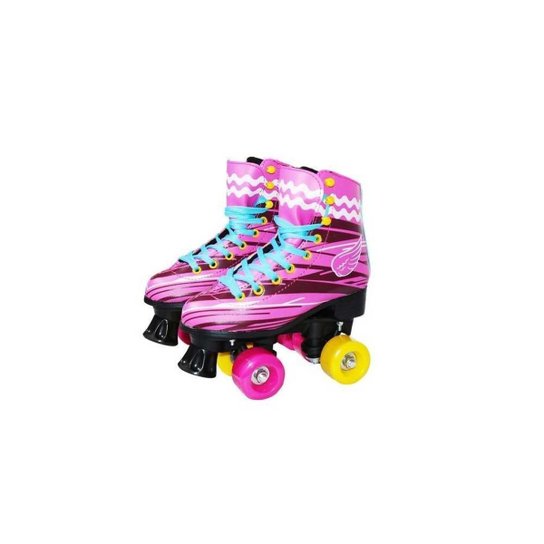 Patins Clássico Importway 4 Rodas Rosa BW020 34/35 - Rosa Menor preço em Patins Clássico Importway 4 Rodas Rosa BW020 34/35 - Rosa