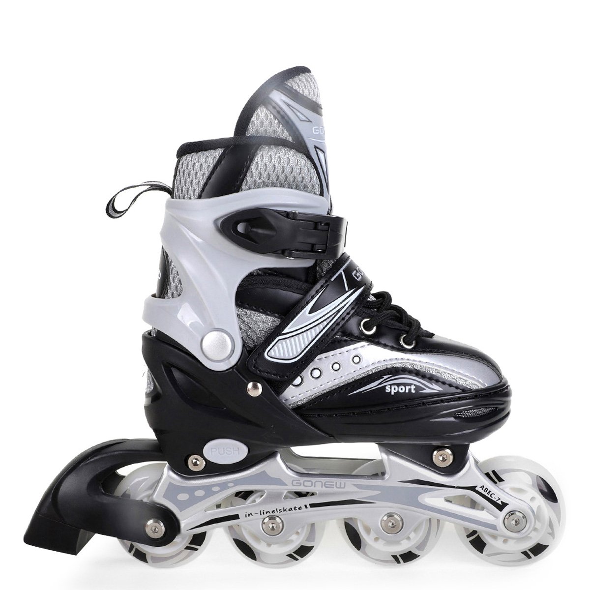 Patins Gonew Fitness Bearing Abec-7 - 70mm Menor preço em Patins Gonew Fitness Bearing Abec-7 - 70mm