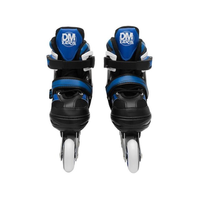 Patins In Line Infantil DM Radical Azul e Preto