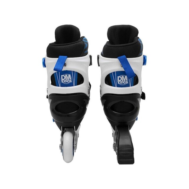 Patins In Line Infantil DM Radical Azul e Preto