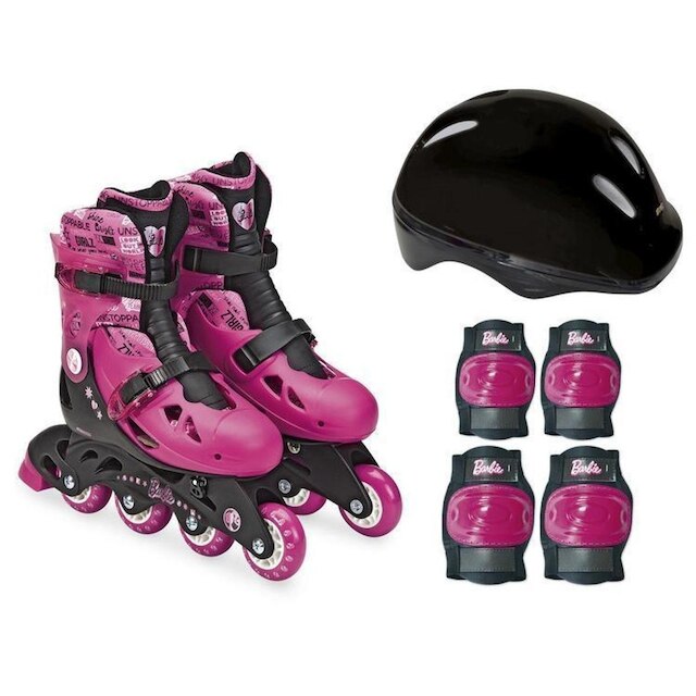 Patins In Line Infantil Fun Barbie - Rosa+Preto é ruim? Patins In Line Infantil Fun Barbie - Rosa+Preto é boa?