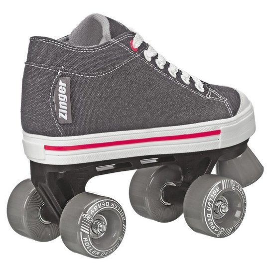 Patins Infantil Quad Roller Derby Zinger Boy F17 - Cinza
