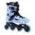 Patins Inline Freestyle Traxart Revolt Azul Claro - 80mm ABEC-9 - Azul Claro