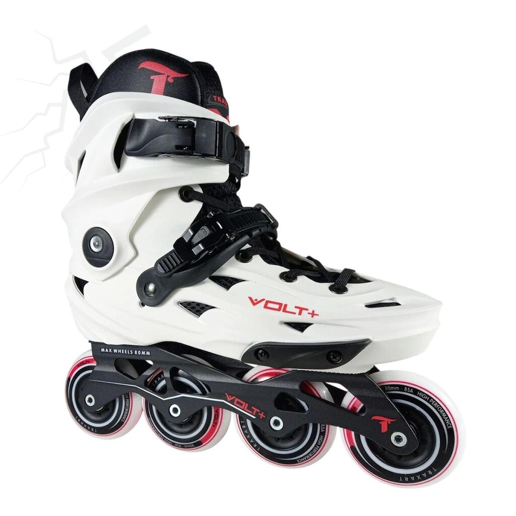 Patins Inline Freestyle Traxart Volt 2.0 Hardboot Alumínio Rodas 80mm