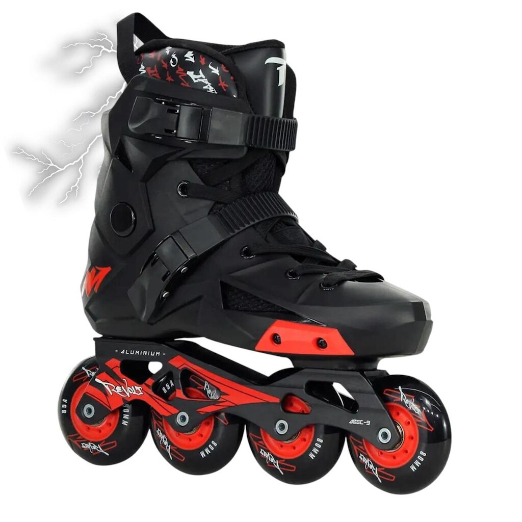 Patins Inline Freestyle Urban Traxart Revolt ABEC9 Hardboot Adulto