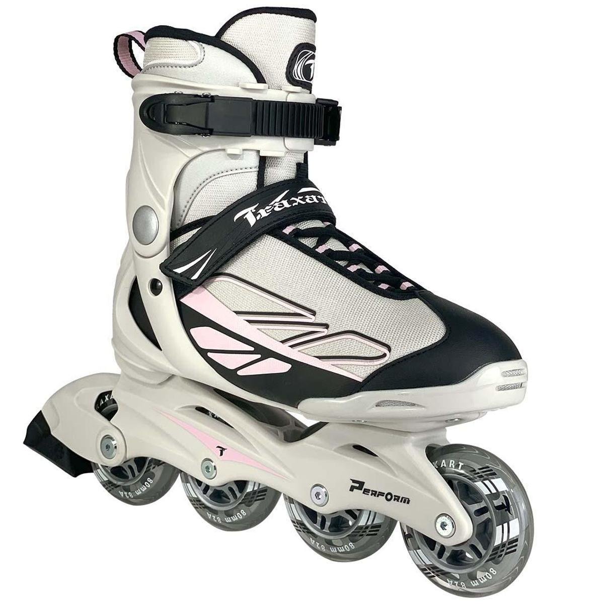 Patins Inline Recreação Traxart Perform Rose - 80mm ABEC-5 Menor preço em Patins Inline Recreação Traxart Perform Rose - 80mm ABEC-5