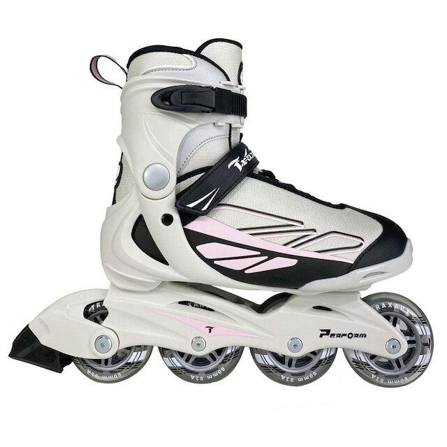 Patins Inline Recreação Traxart Perform Rose - 80mm ABEC-5