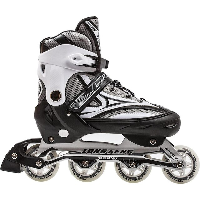 Patins Inline Roller Semi Profissional Base Alumínio Abec 7