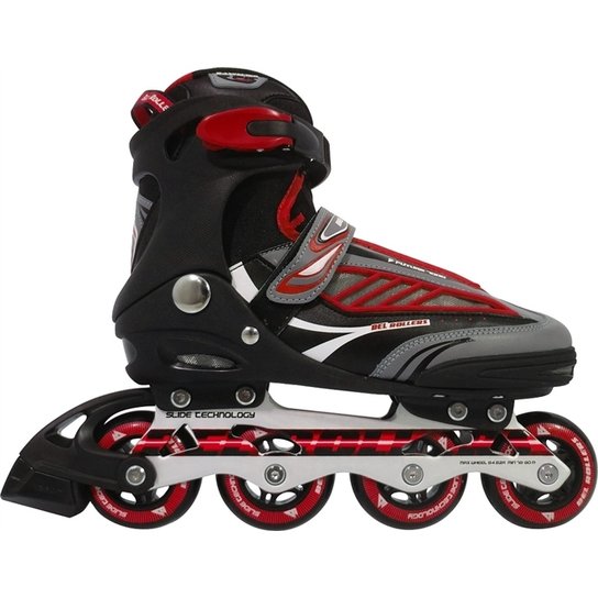 Patins Roller Inline Pro - Abec-7 Alumínio - B Future 7000 - Vermelho - 37 - Vermelho Menor preço em Patins Roller Inline Pro - Abec-7 Alumínio - B Future 7000 - Vermelho - 37 - Vermelho
