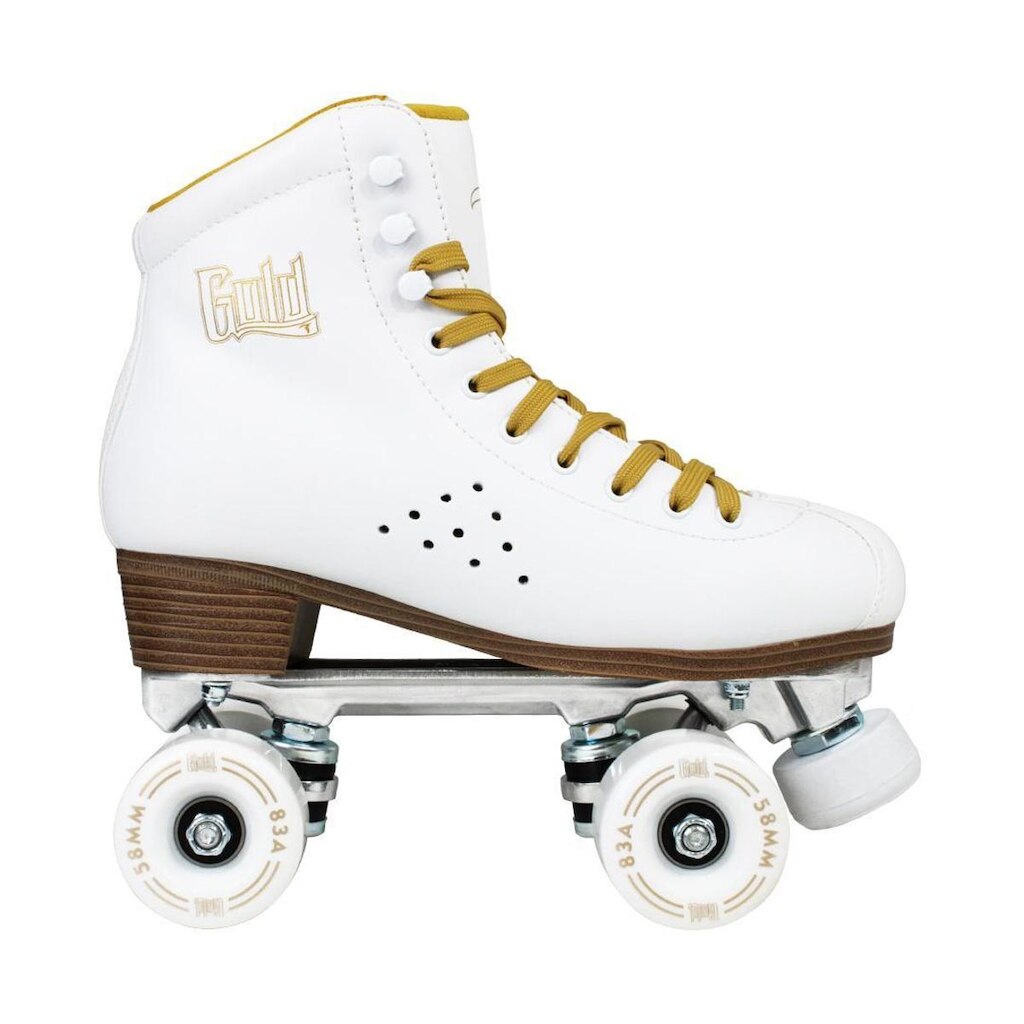 Patins Traxart Gold Branco - 58mm x 32mm ABEC-9