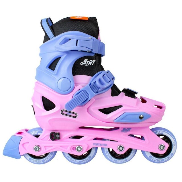 Patins Traxart Infantil STRT Rosa 62/64mm ou 68/70mm ABEC-5