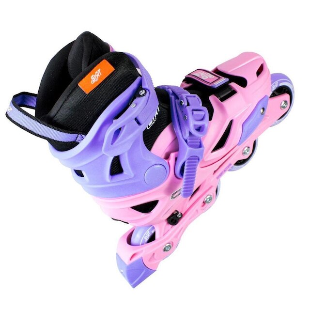 Patins Traxart Infantil STRT Rosa 62/64mm ou 68/70mm ABEC-5