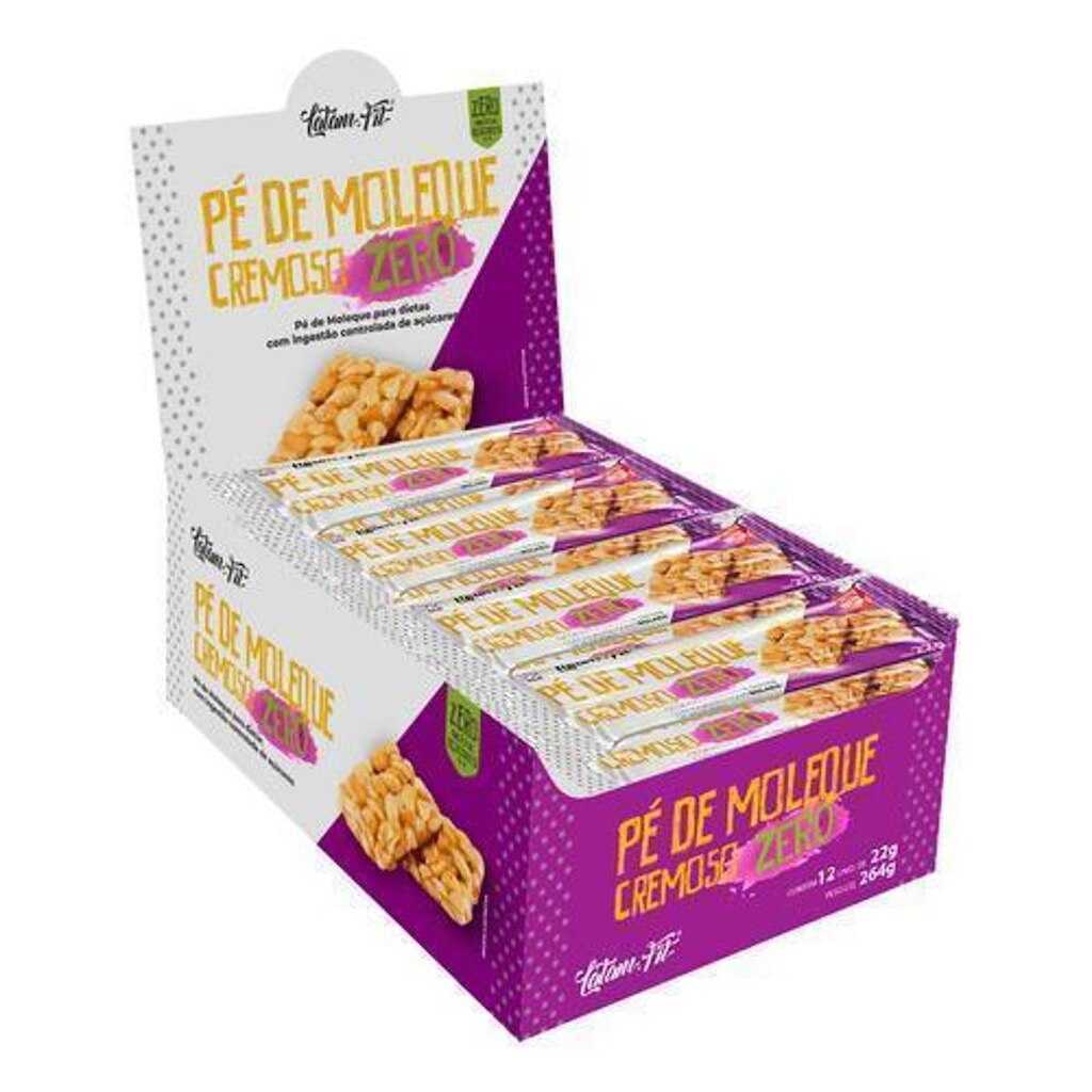 Pé De Moleque Zero Açúcar Doce Amendoim Diet - 12 Unidades
