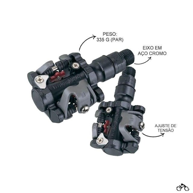 Pedal de Bicicleta Clip Wellgo M919 Mtb