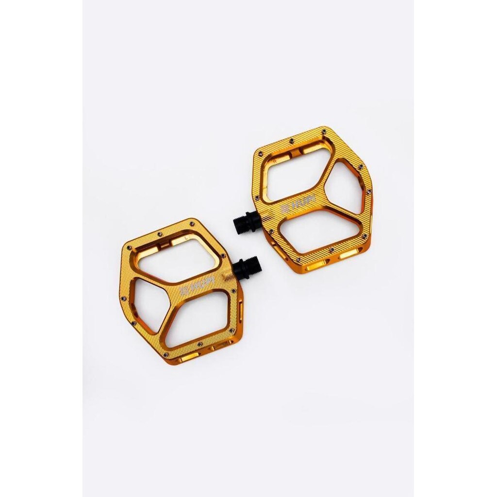 Pedal HUPI Strip Plataforma Rosca 9/16 - Dourado