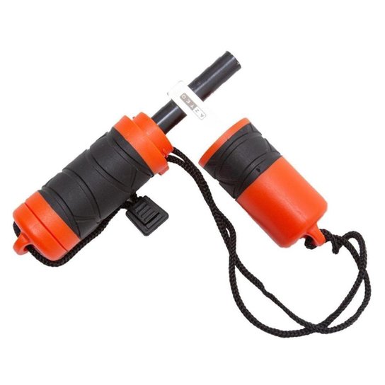 Pederneira AZTEQ Iniciador de Fogo Magnésio Flame - Laranja
